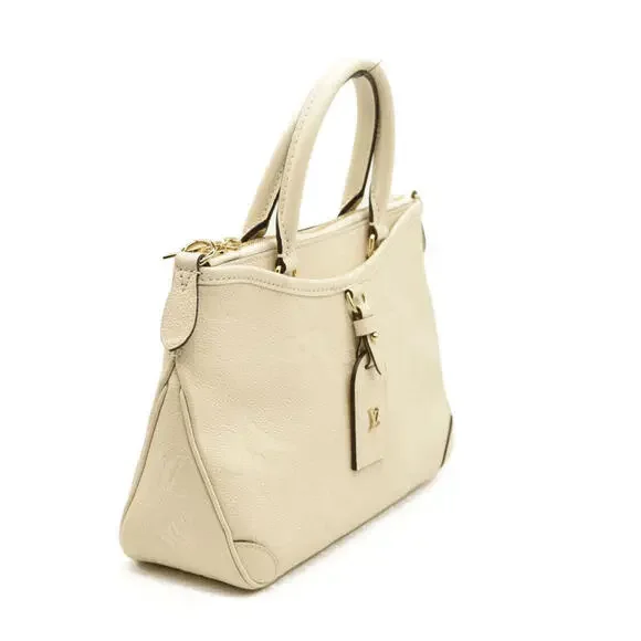 LOUIS VUITTON Trianon PM Monogram Emprreinte Handbag Creme - Picture 2 of 15